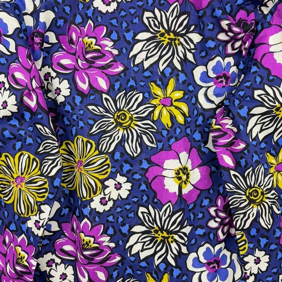 Vera Bradley Women LongSleeve Button Shirt Sz M Cotton Lightweight Summer Spring - Picture 3 of 10